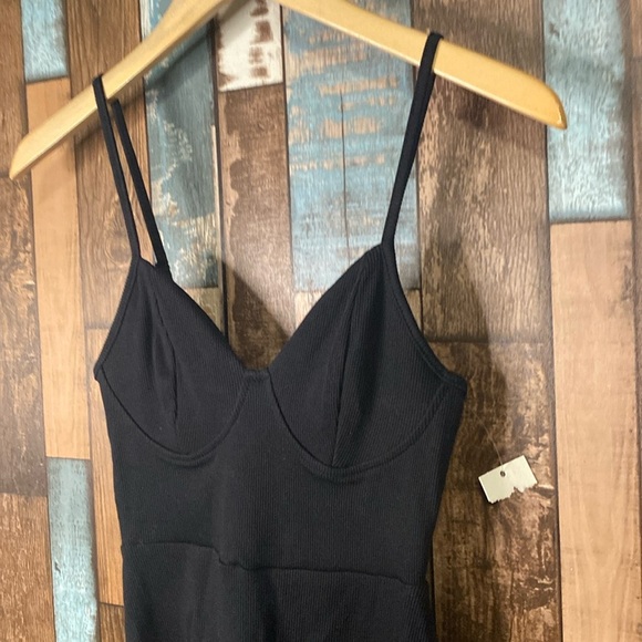 Wild fabel black ribbed tank dress - Picture 5 of 12